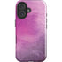 Purple Space Marble iPhone 16 Plus Impact Case